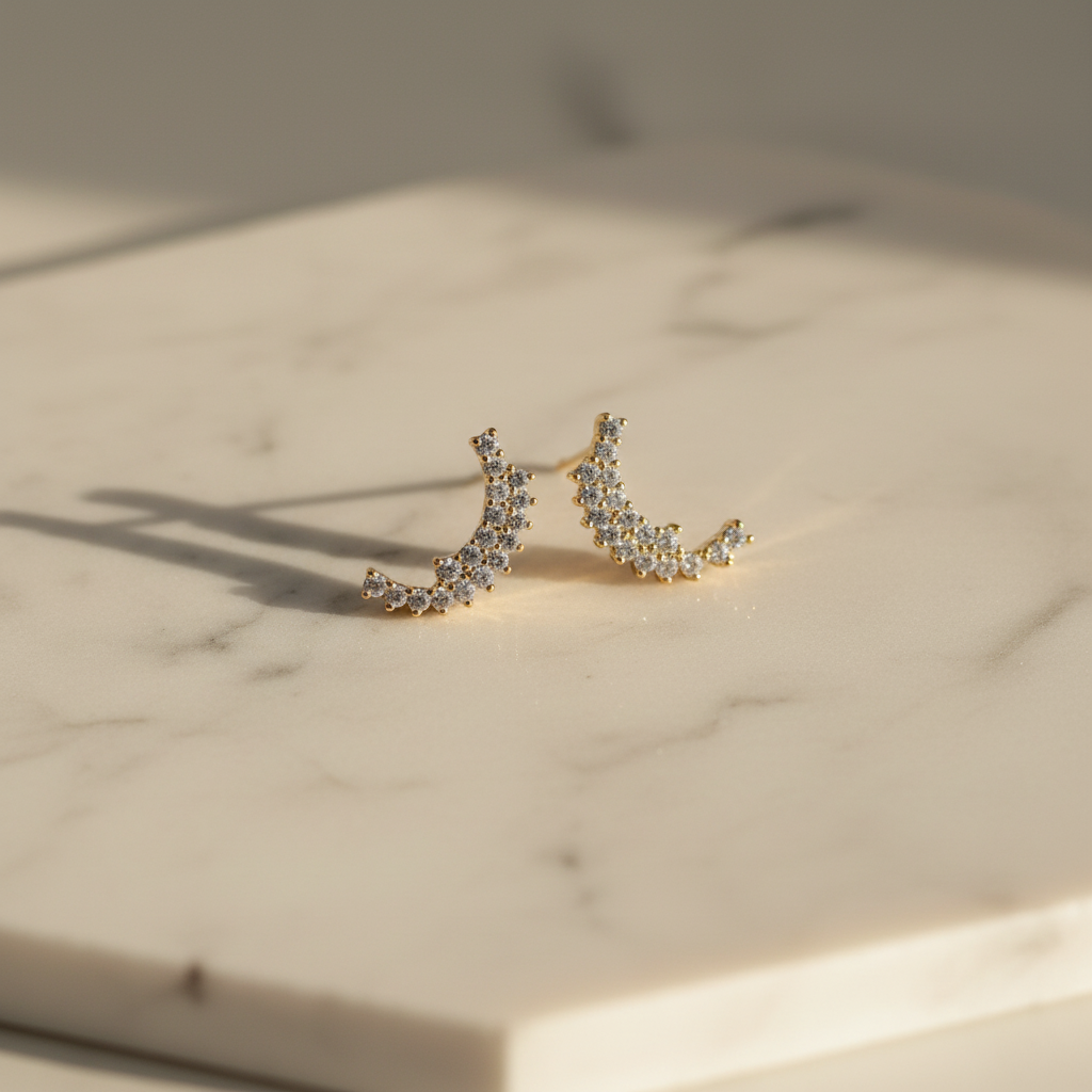 Crystal Climber Earrings - View 2