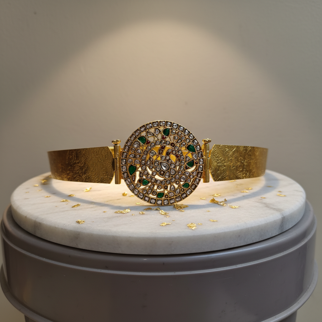 Empress Matte Antique Waist Belt - View 2