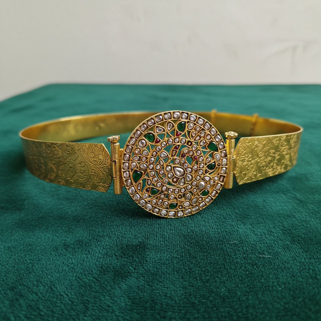 Empress Matte Antique Waist Belt