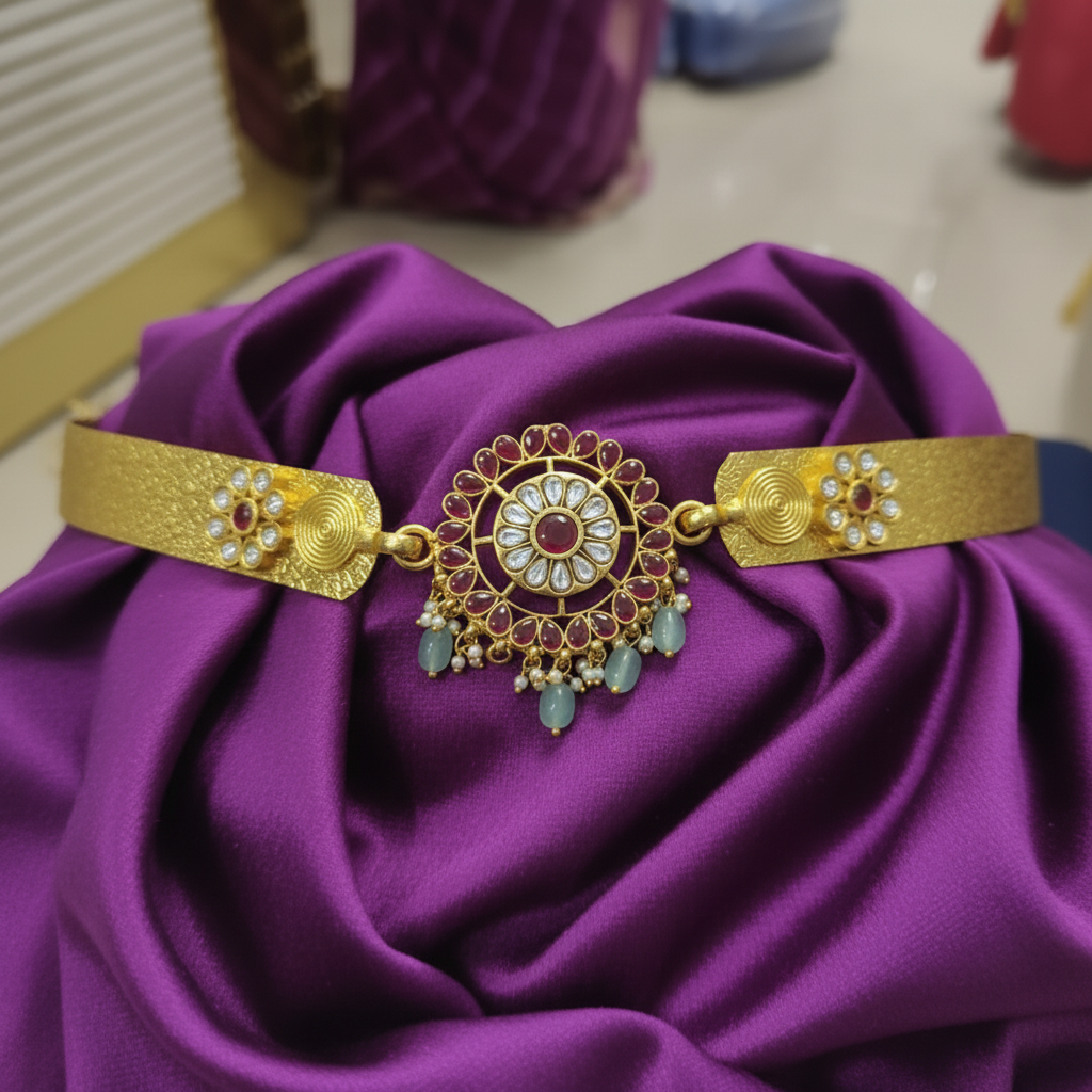 Empress Aura Floral Vaddanam - View 2