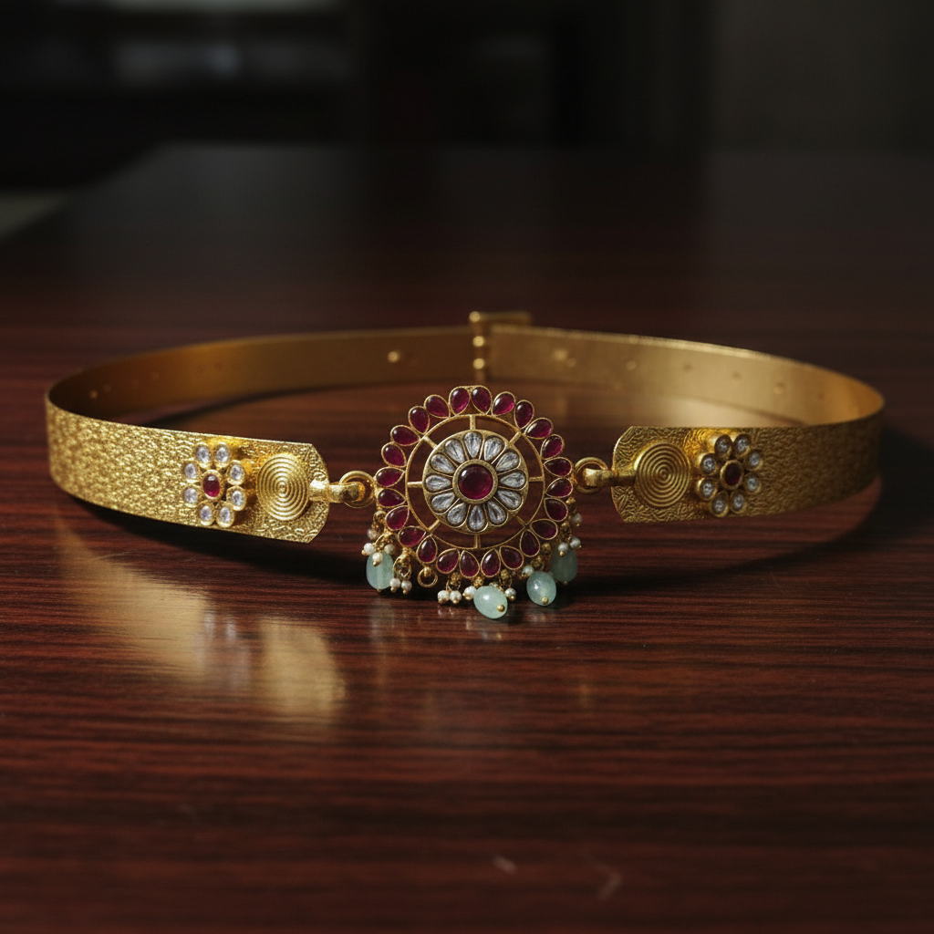 Empress Aura Floral Vaddanam - View 3