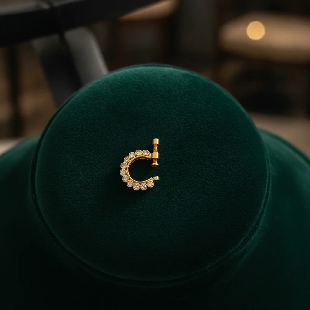 Ethereal Crystal Nose Ring