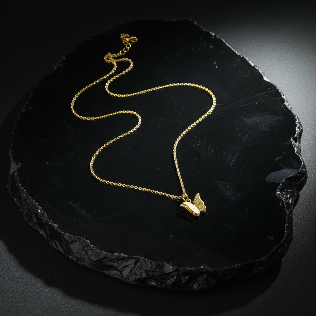Fluttering Elegance Butterfly Necklace