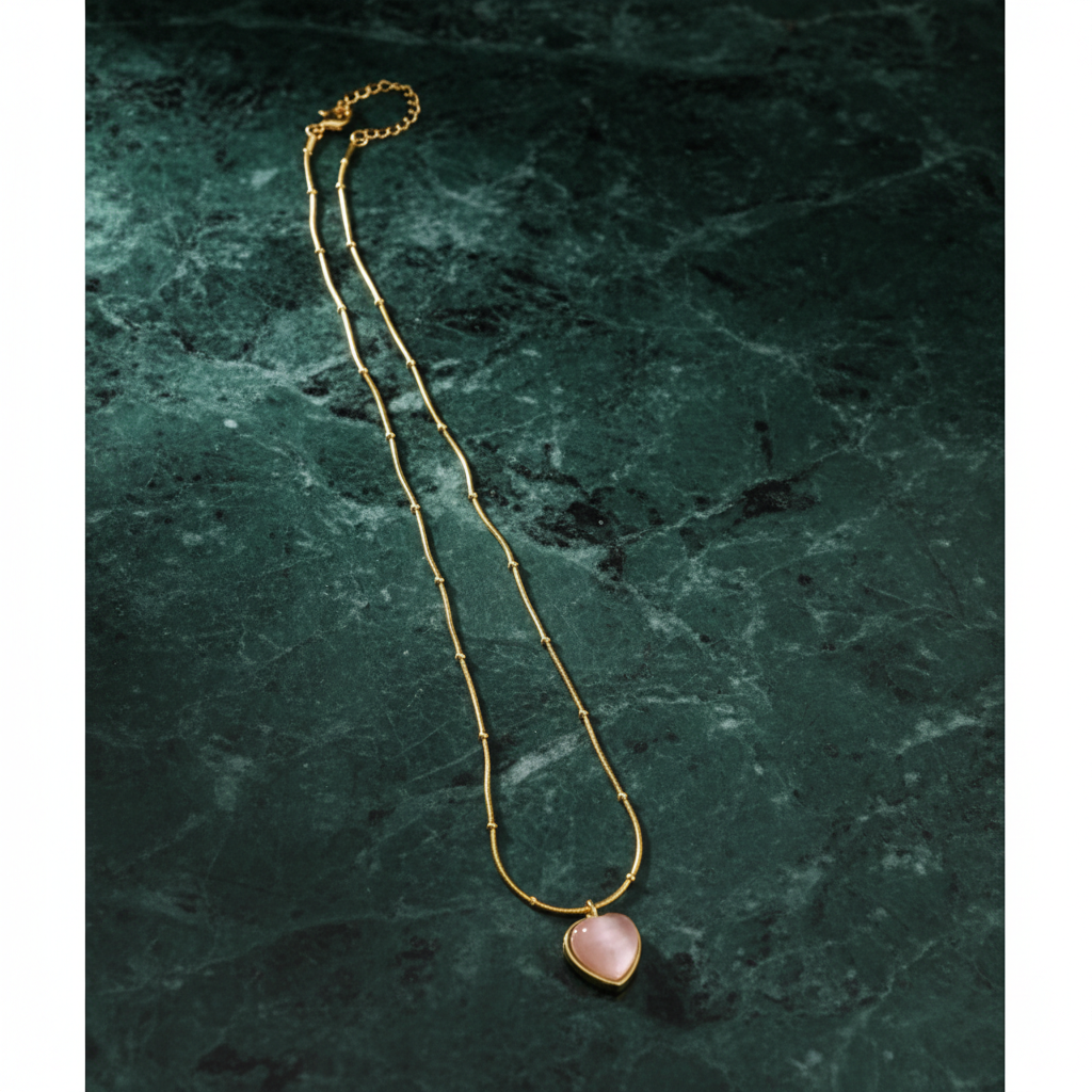 Blush Heart Radiance Necklace