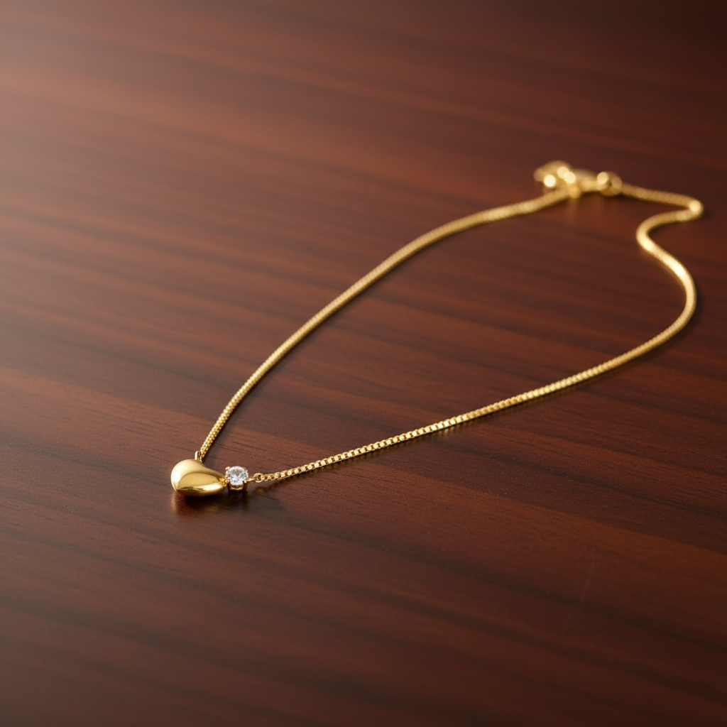 Amore Heart Crystal Pendant - View 3