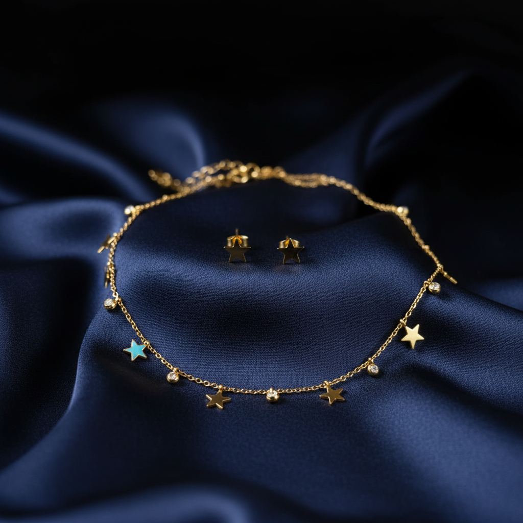Celestial Starscape Jewelry Set - View 3