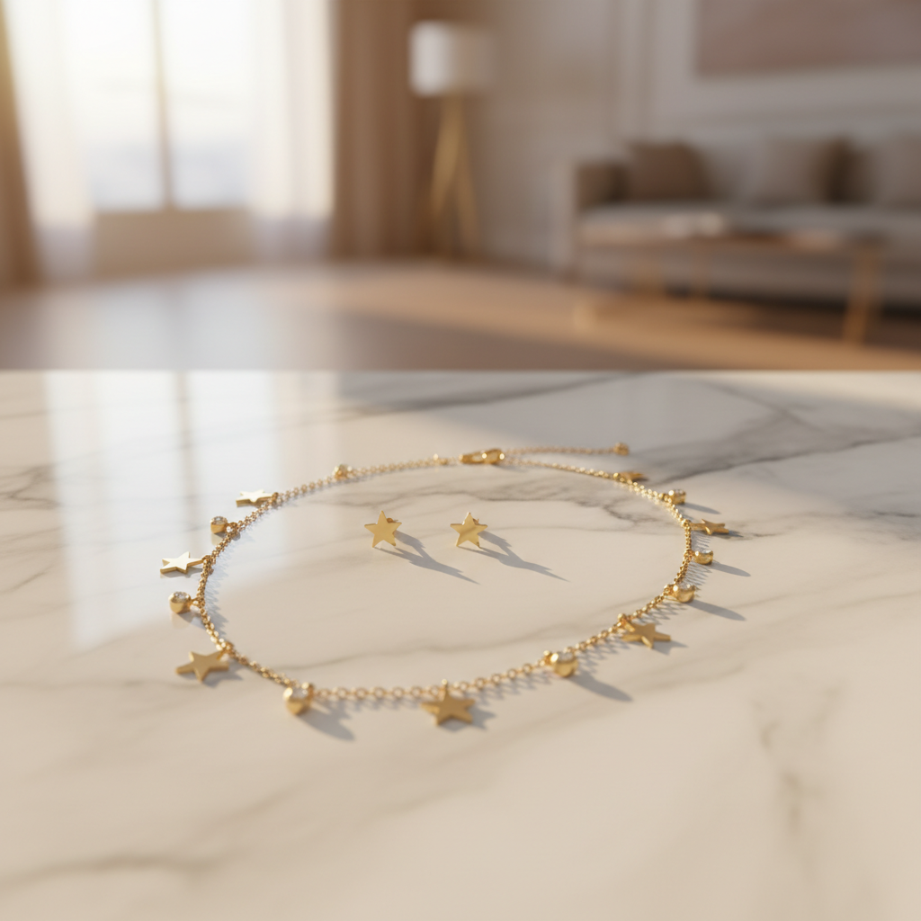 Celestial Starscape Jewelry Set - View 5