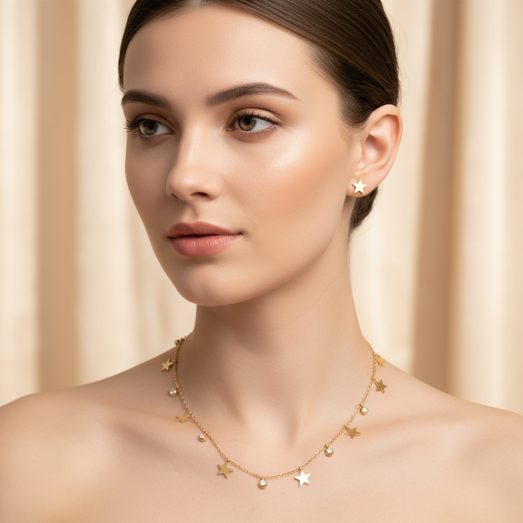 Celestial Starscape Jewelry Set - View 6