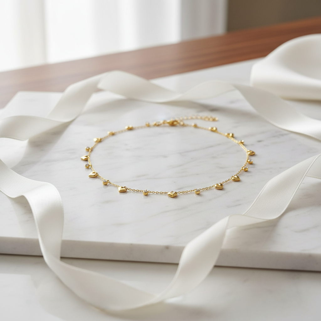 Ethereal Heart Charm Necklace - View 2