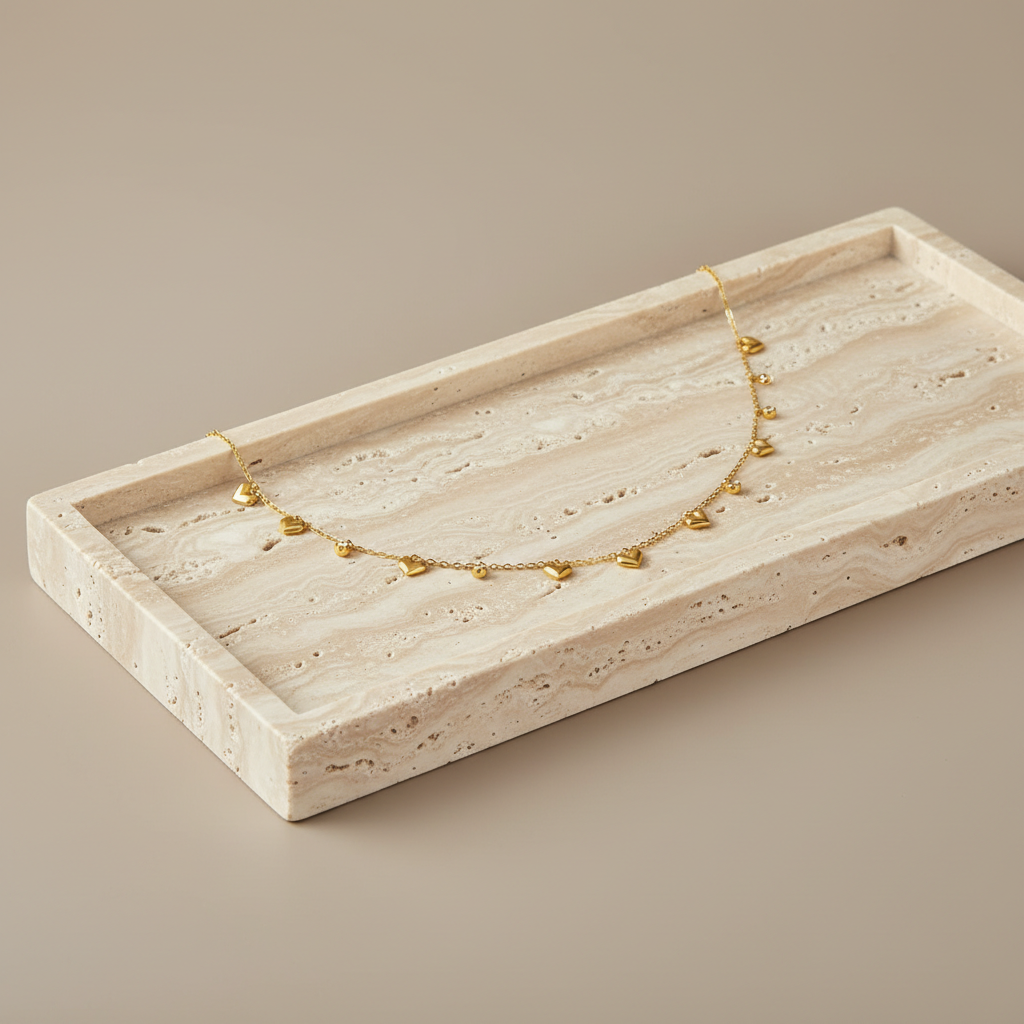 Ethereal Heart Charm Necklace - View 3