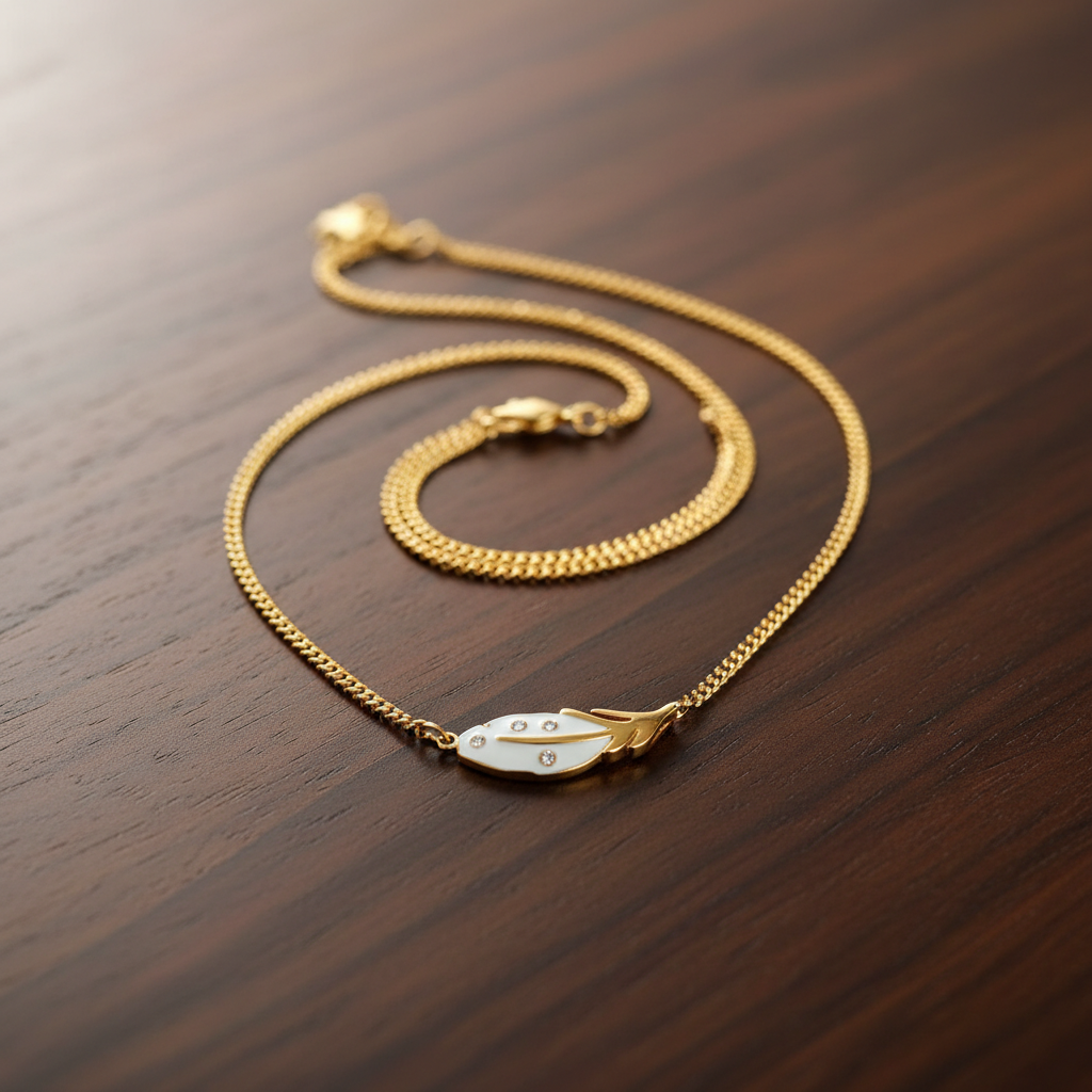 The Ethereal Plume Necklace - View 3