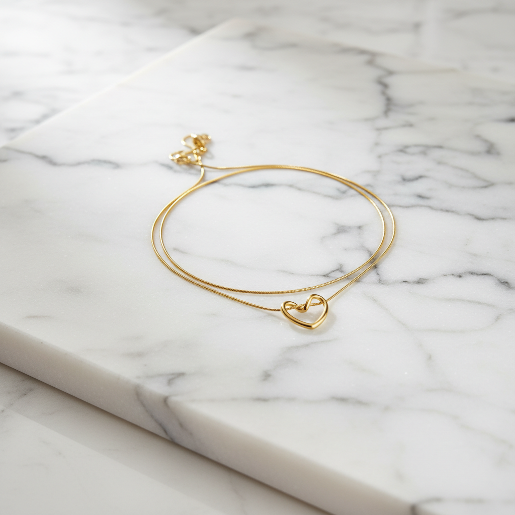 Eternal Heart Glimmer Necklace - View 2