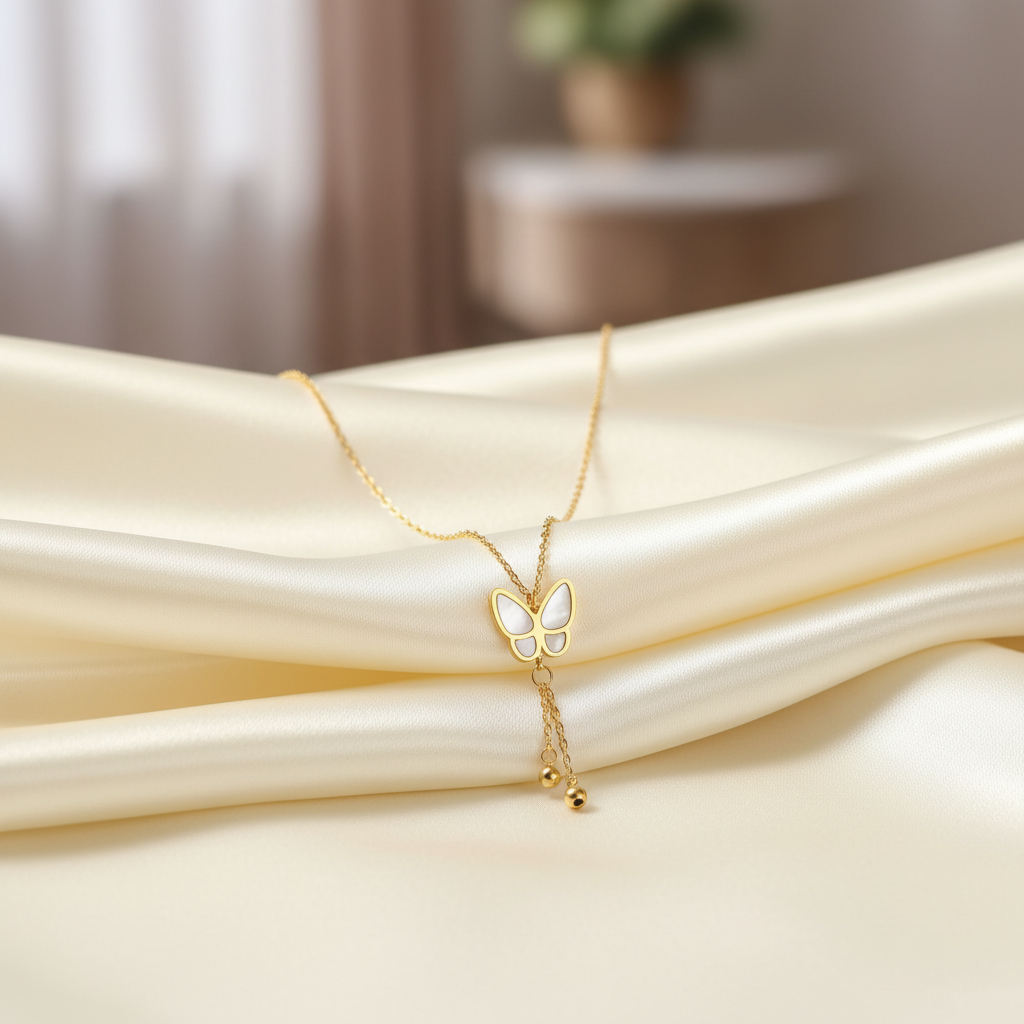 Mariposa Grace Butterfly Necklace - View 3