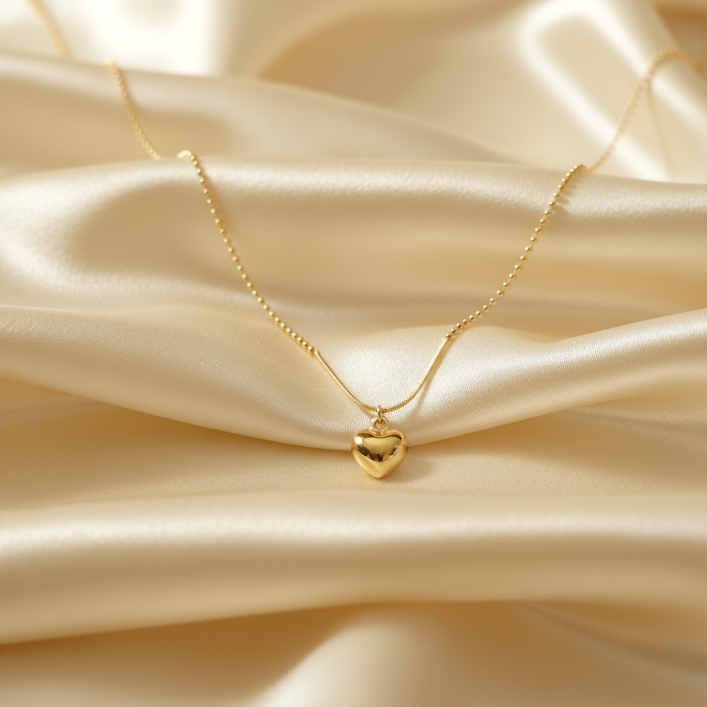 Ethereal Heart Dual-Chain Necklace - View 3