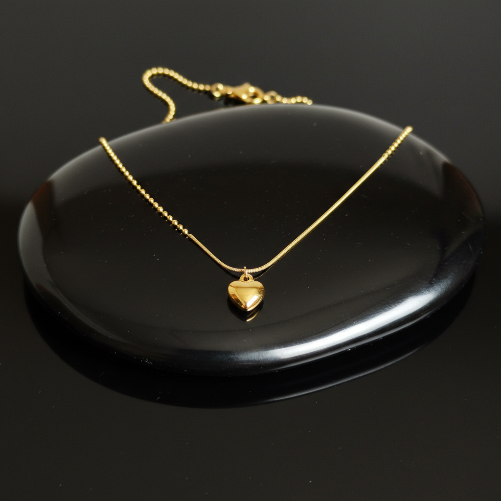 Ethereal Heart Dual-Chain Necklace