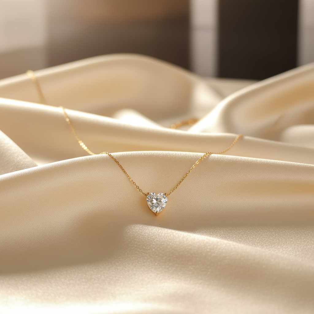 Ethereal Heart Pendant Necklace