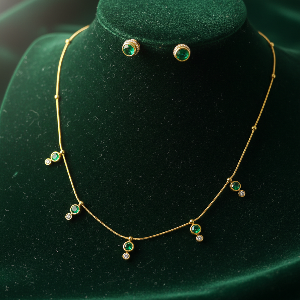 Emerald Aura Anti-Tarnish Set