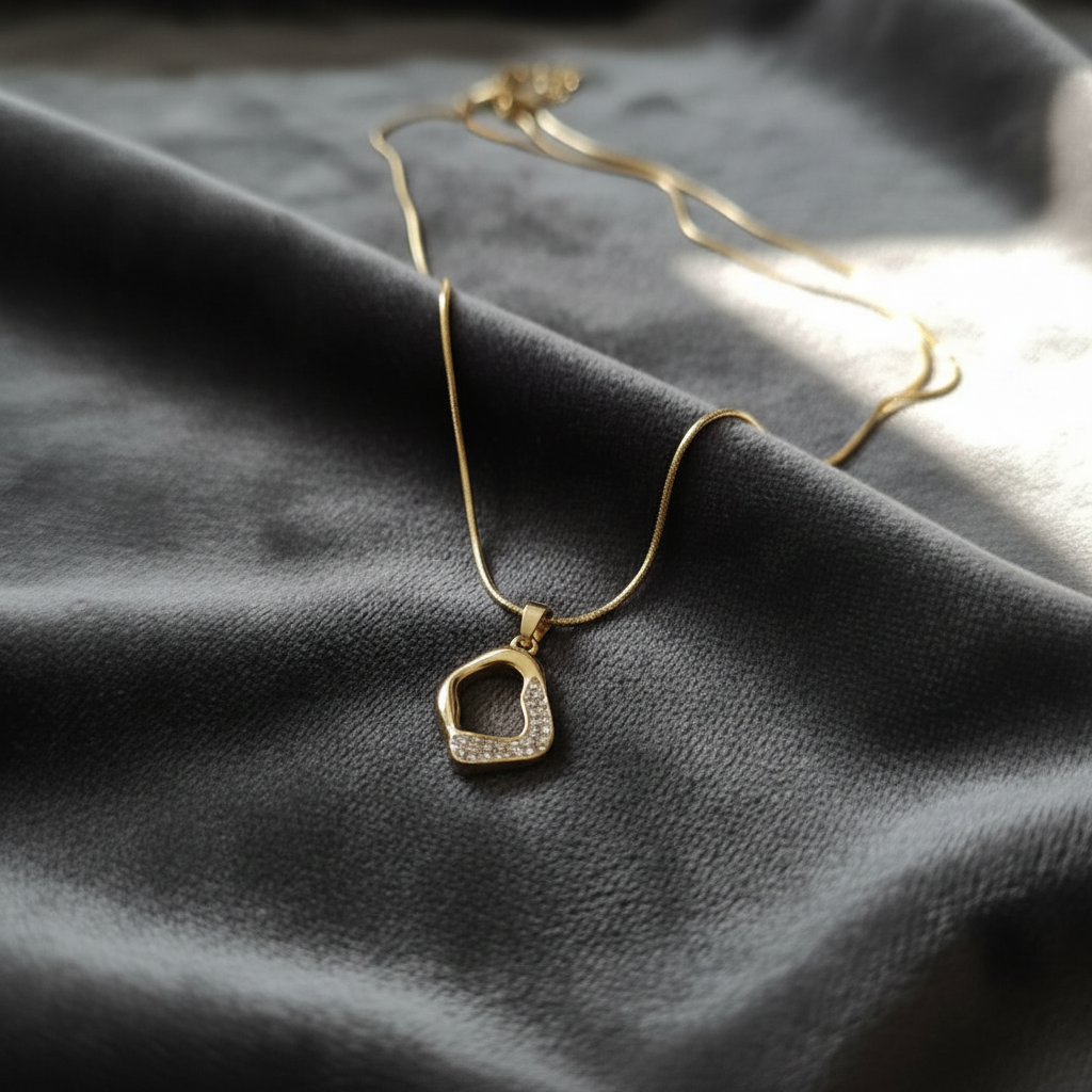 Asymmetrical Pavé Gold Kit - View 2