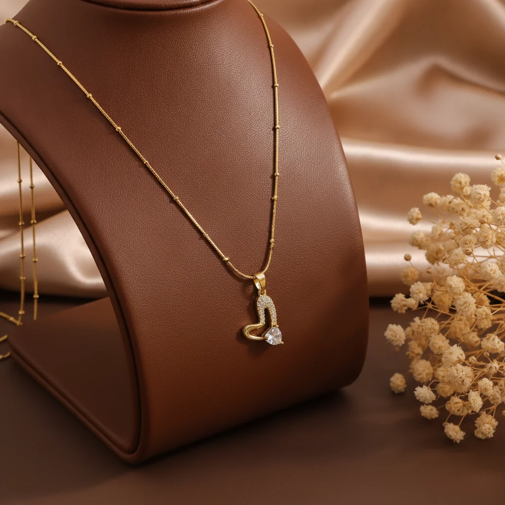 L'Amour Eternal Anti-Tarnish Heart Necklace Kit