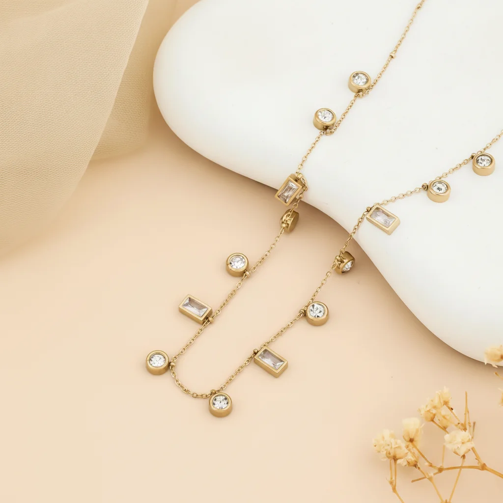 Lumina Baguette & Round Anti-Tarnish Jewelry Kit