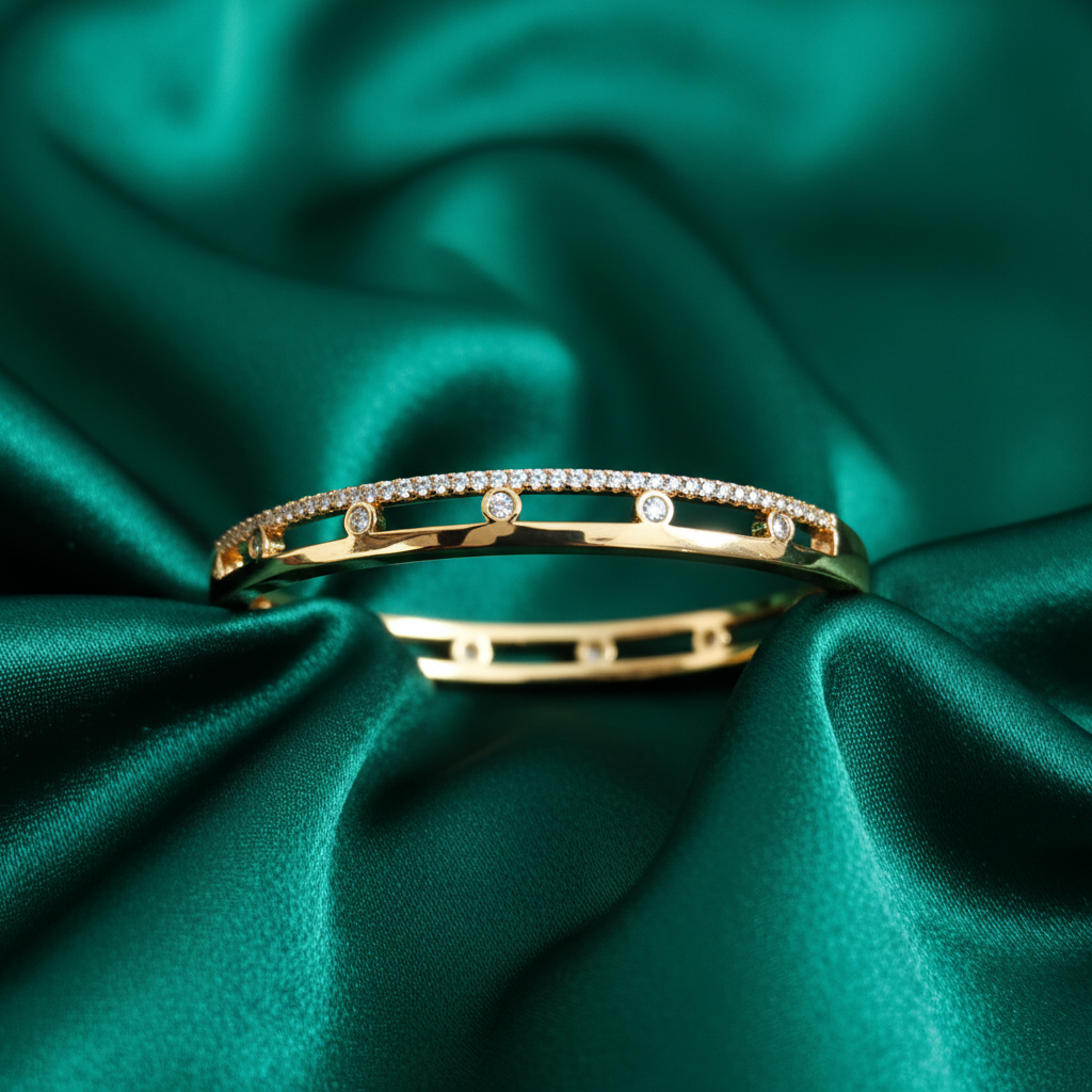 Radiant Starlight Cubic Zirconia Bangle - View 2