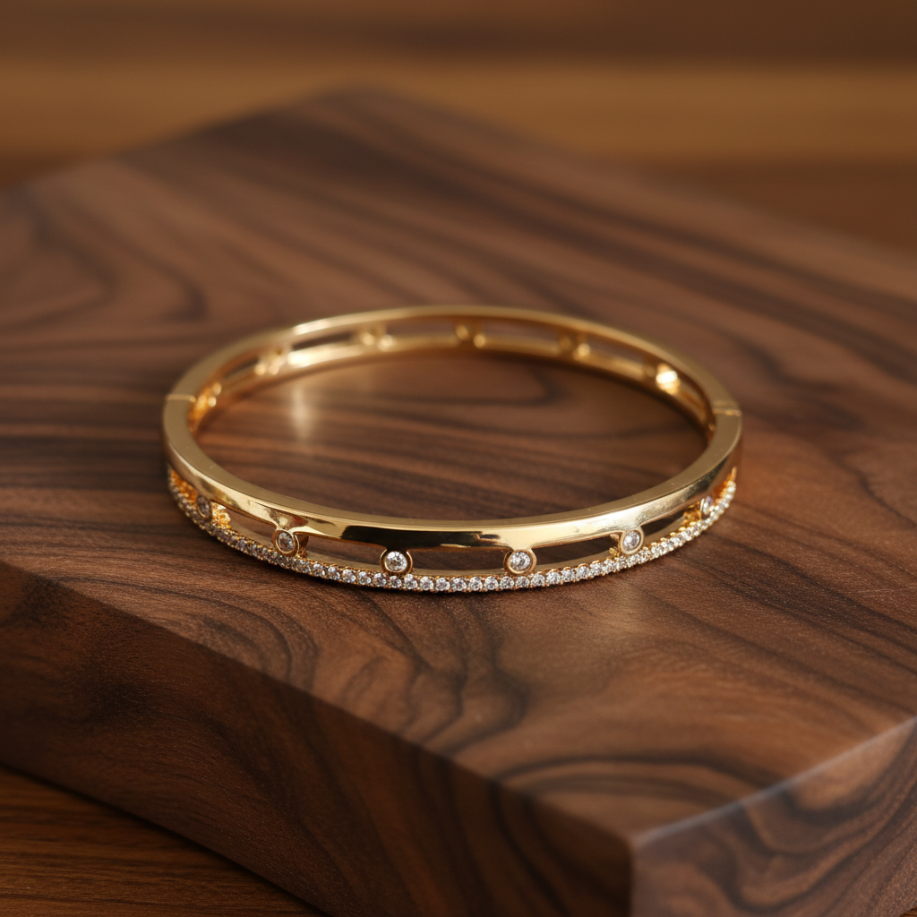 Radiant Starlight Cubic Zirconia Bangle - View 4