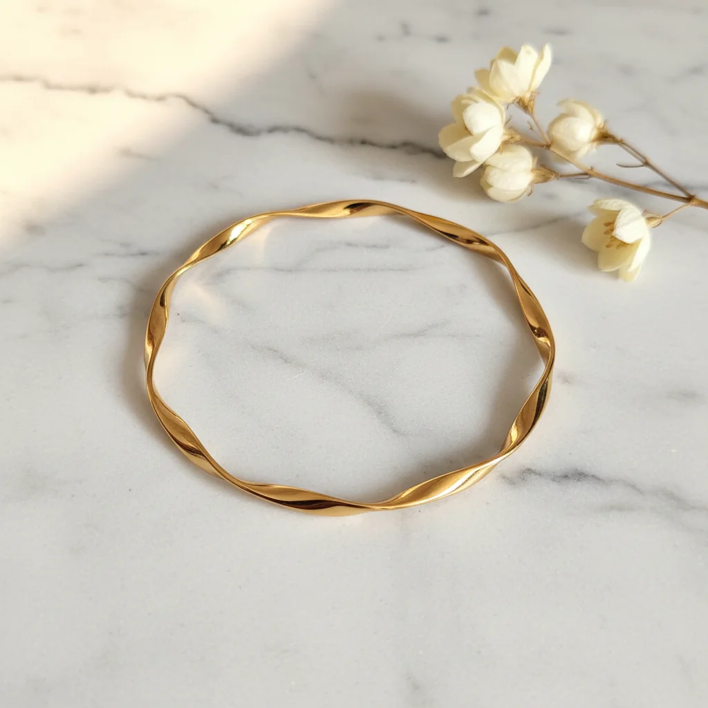 Twisted Wavy Gold Anti-Tarnish Kit