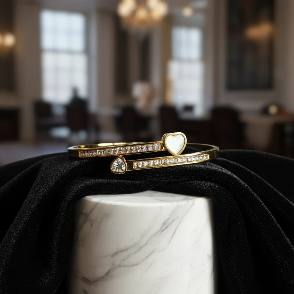 Ethereal Dual Heart Bypass Bangle