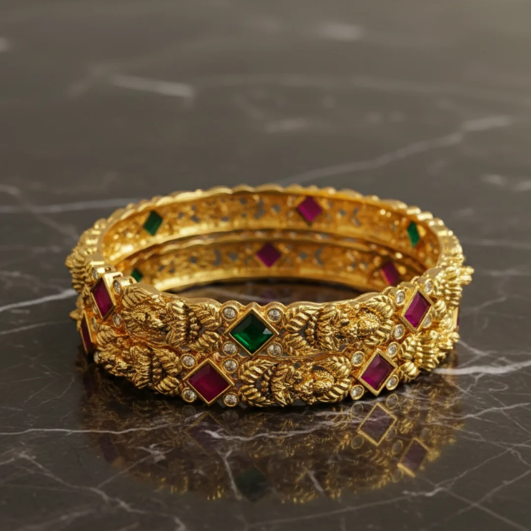 Heritage Temple Kemp Bangles - View 2