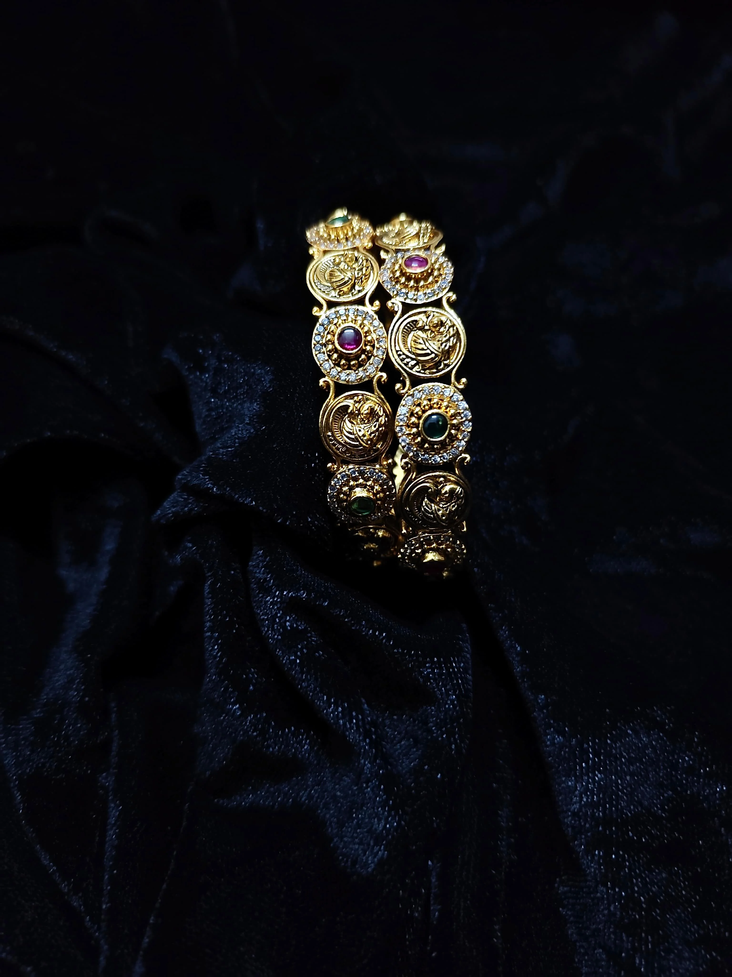 Royal Heritage Matte Antique Bangles - View 2