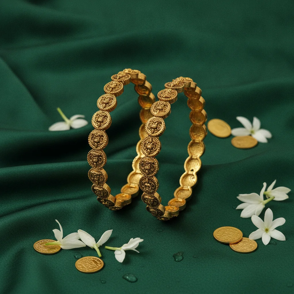 Divine Lakshmi Temple Bangles