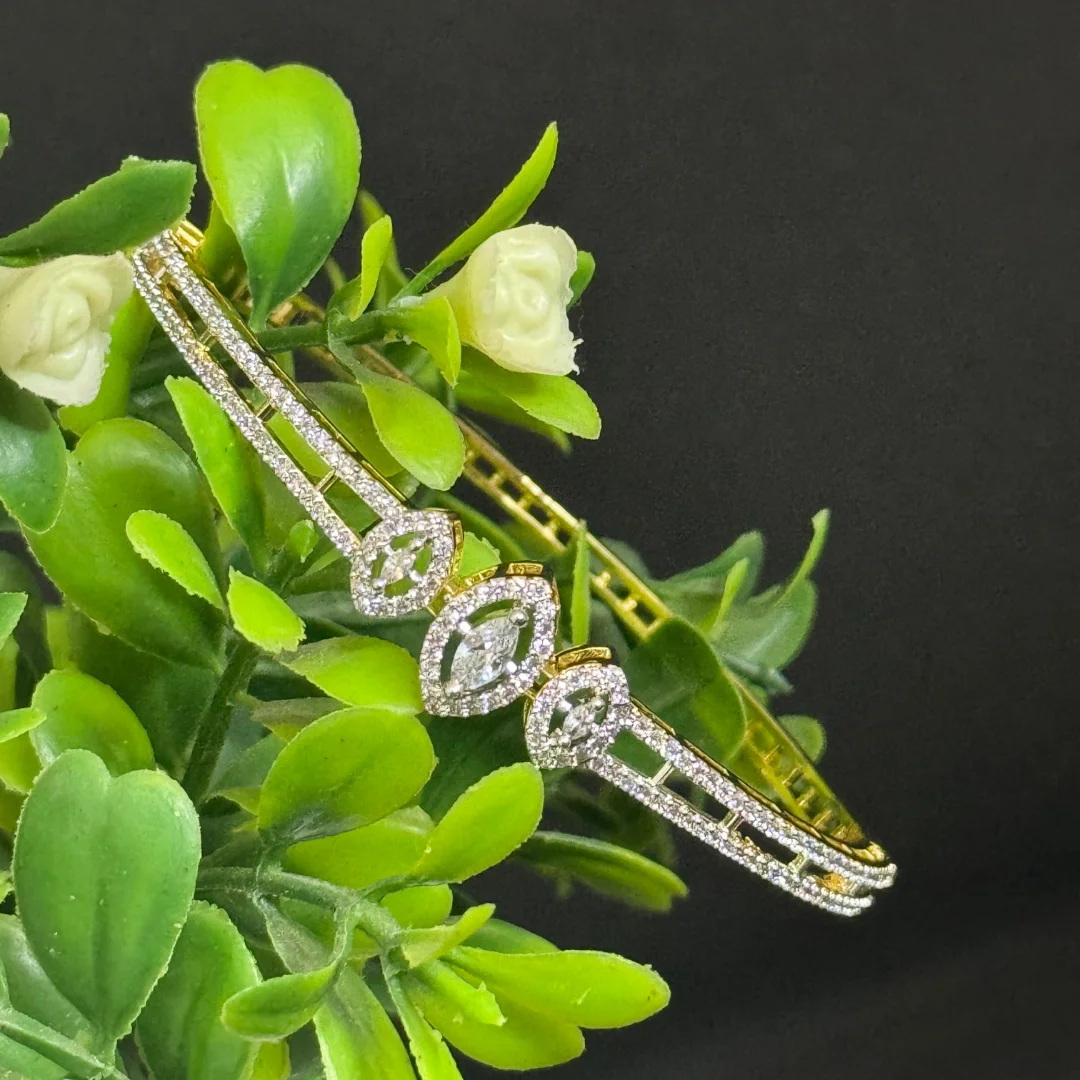 Radiant Trio CZ Sleek Bracelet