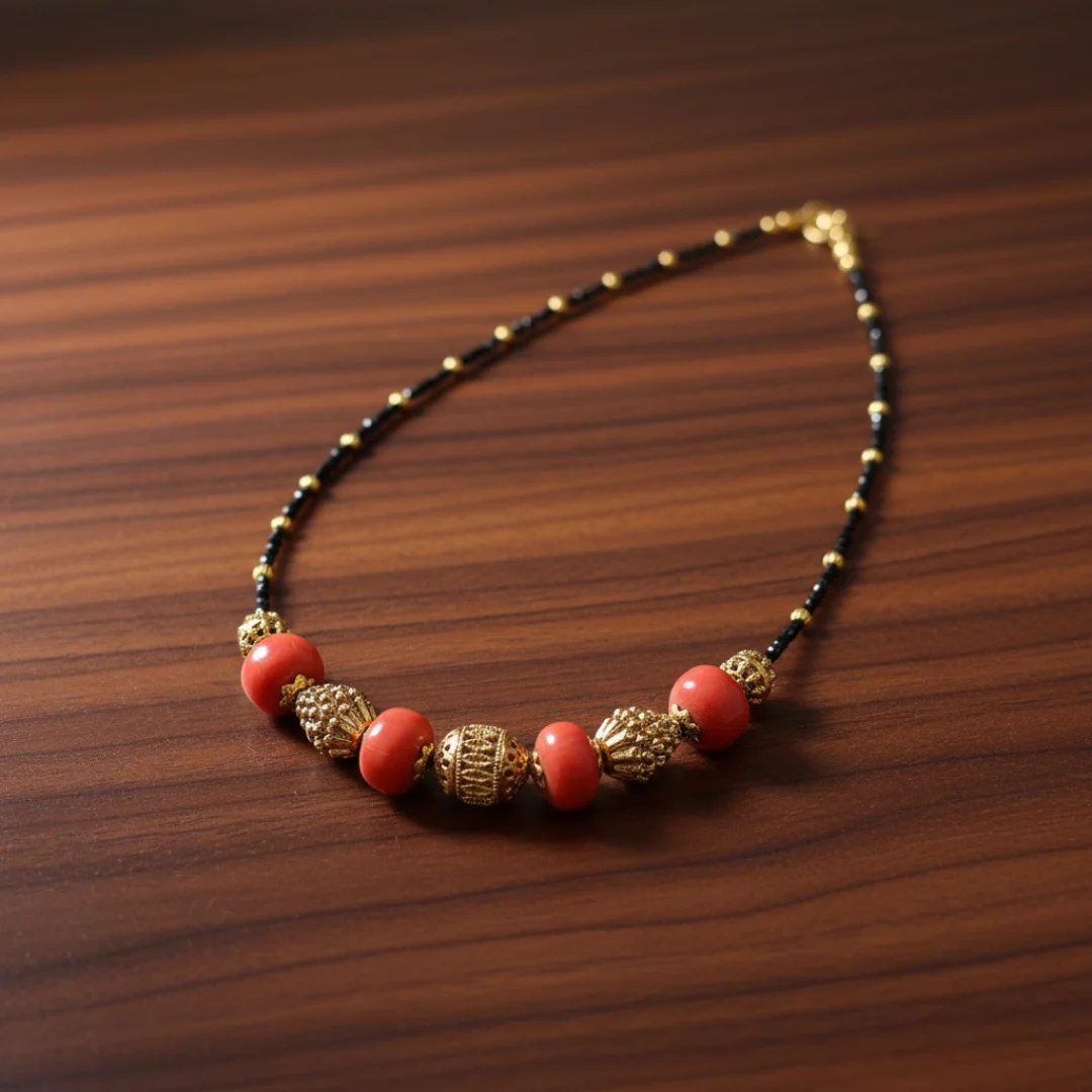 Crimson Heritage Antique Gold Chain - View 3