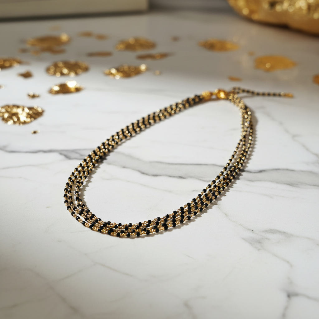 Radiant Ebène Triple Layered Chain