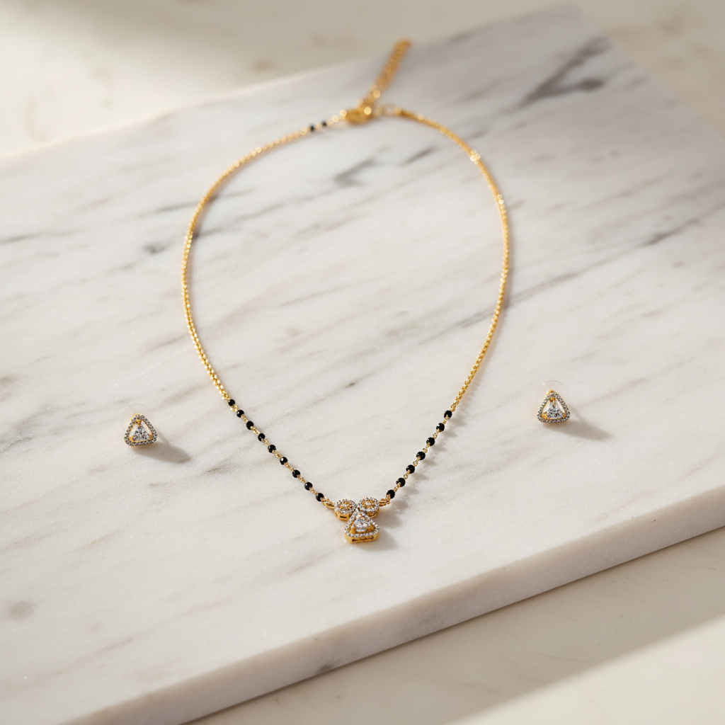 Radiant Trinity Mangalsutra Chain Set