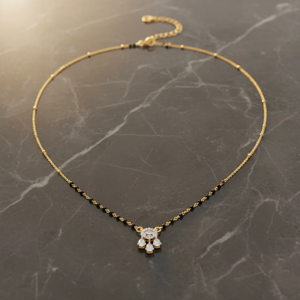 Classic Teardrop Mangalsutra Chain