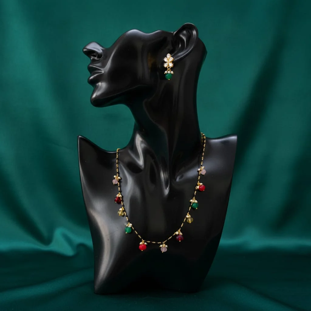 Vibrant Harmony Multi-Color Mangalsutra Chain Set