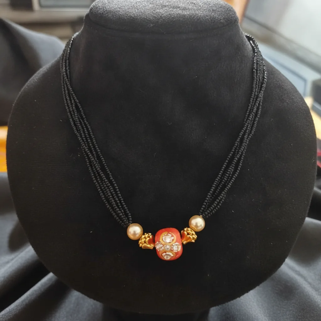 Radiant Bloom Multi-Strand Beaded Chain