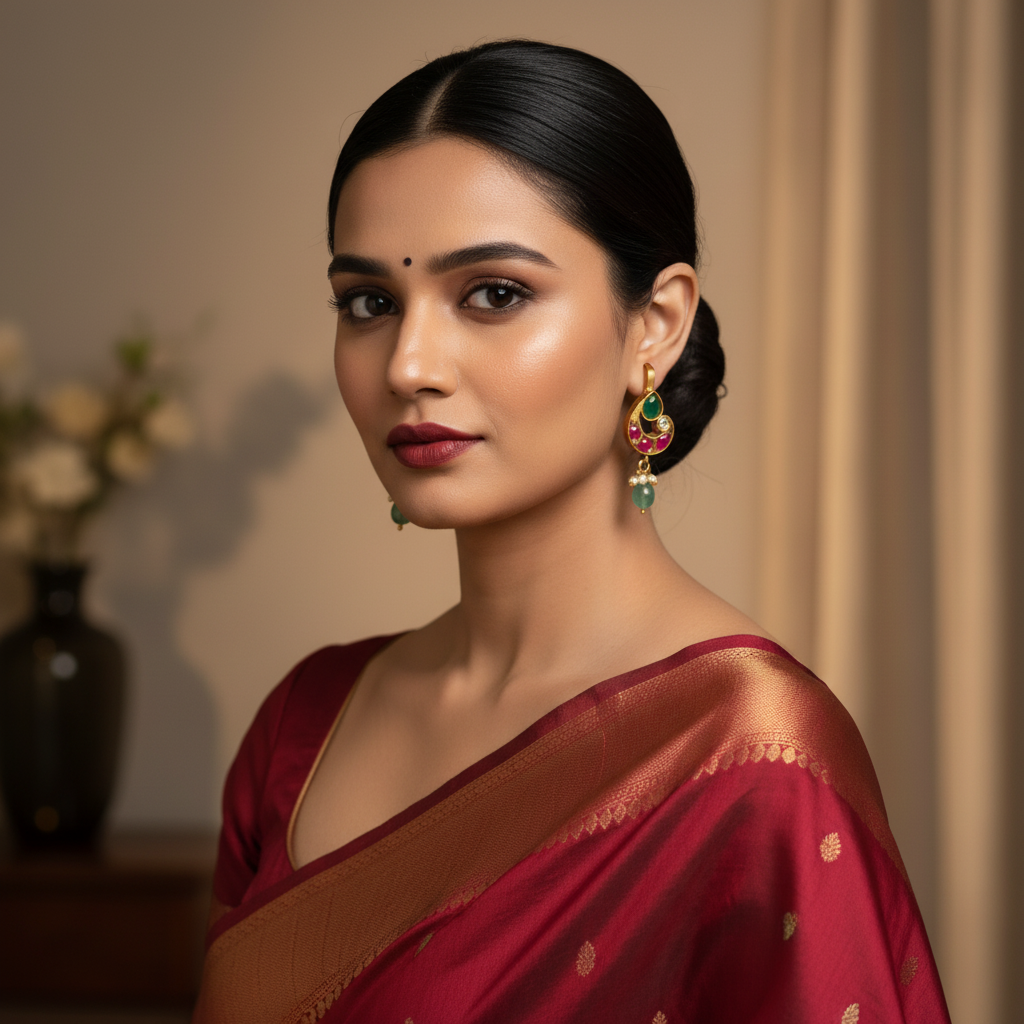 Emerald & Ruby Radiance Drops - View 3