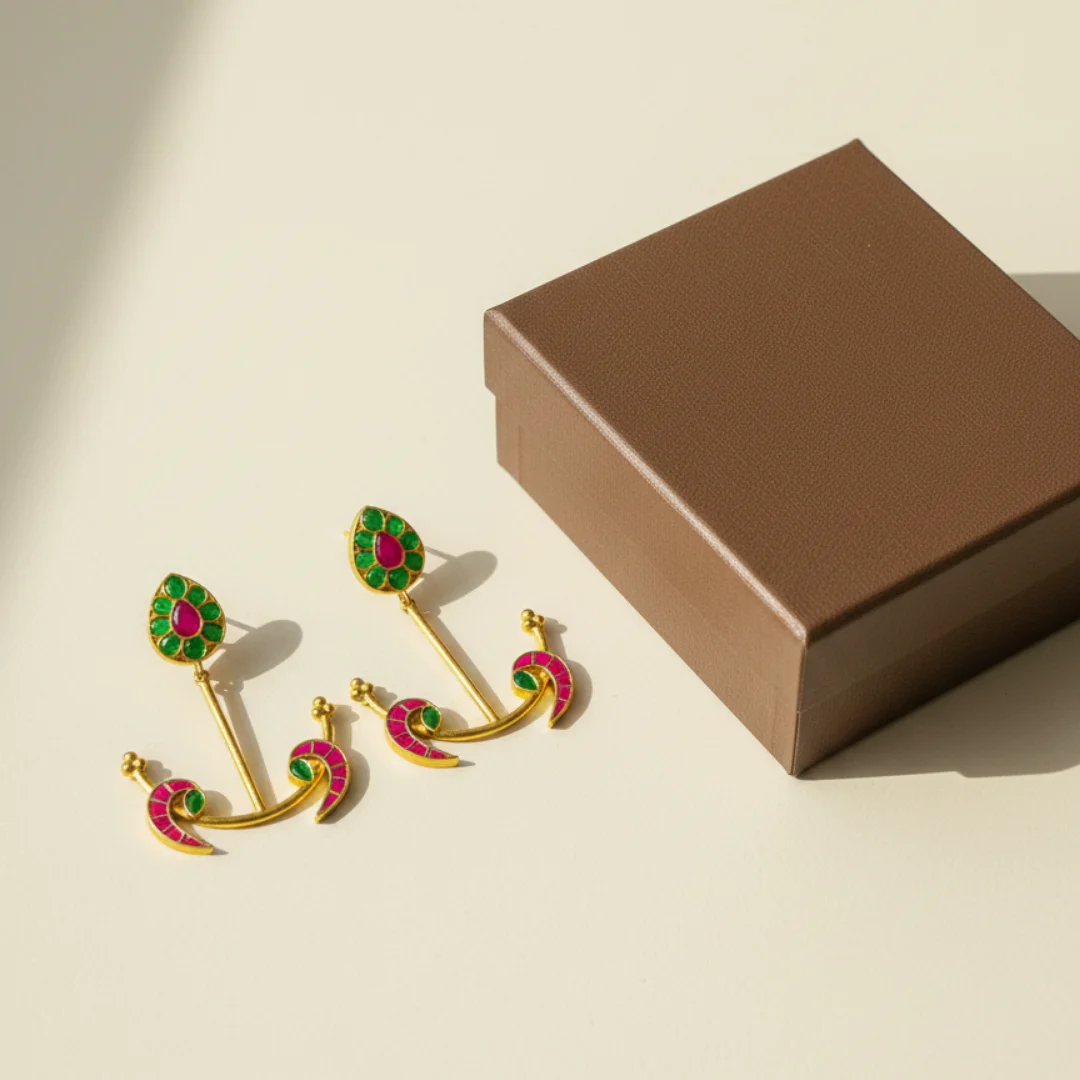 Regal Kemp Fusion Linear Swan Earrings