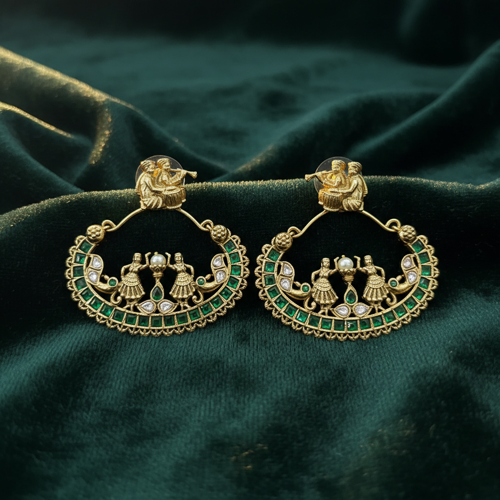 Vrindavan Heritage Dancing Chandbalis