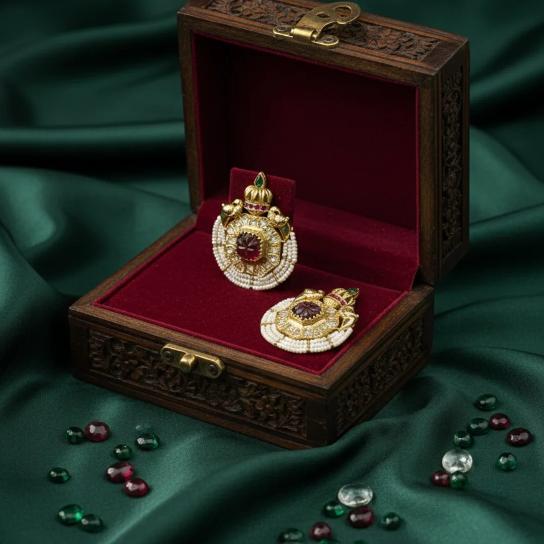 Royal Heritage Crown Pearl Studs