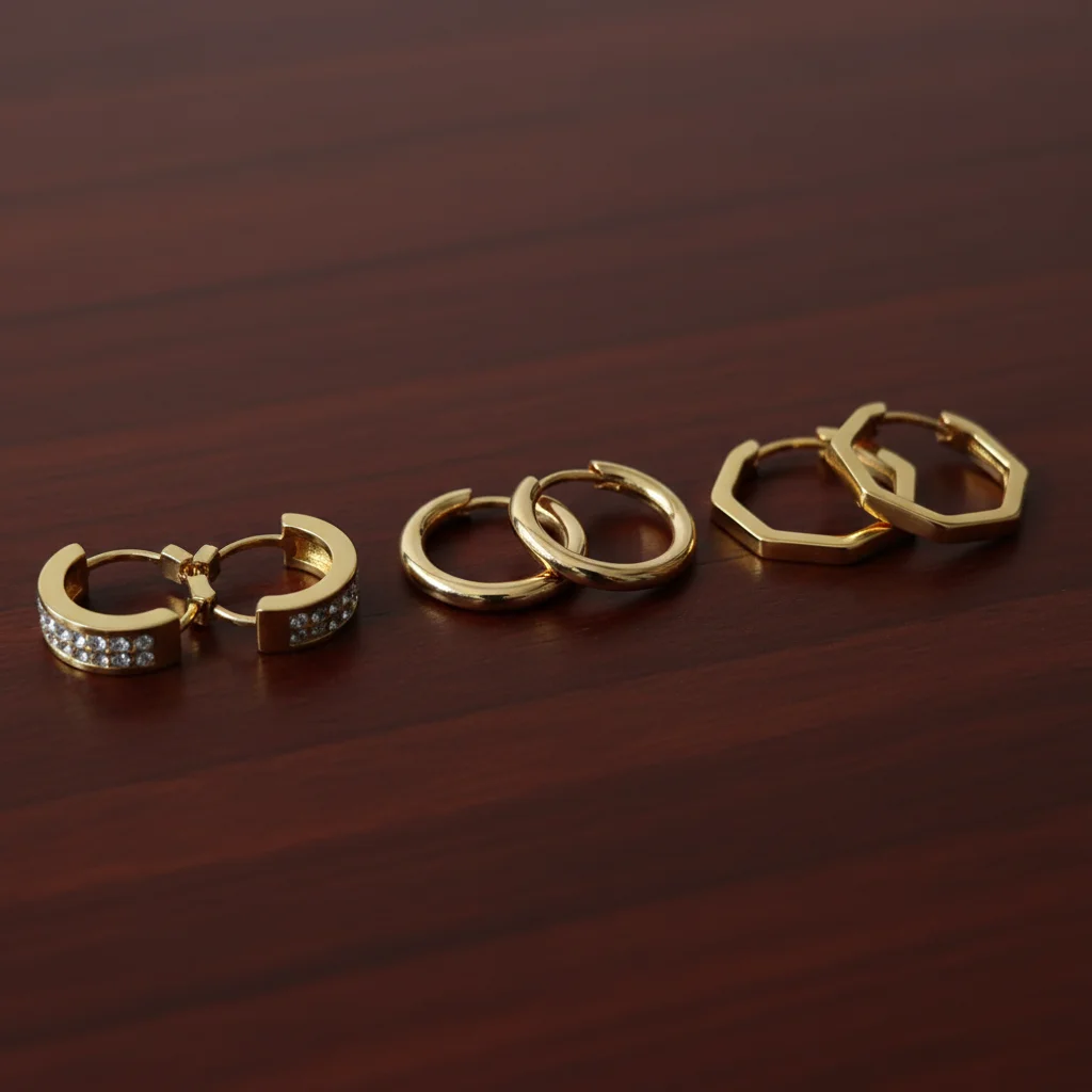 Golden Versatility Hoop Set of Three