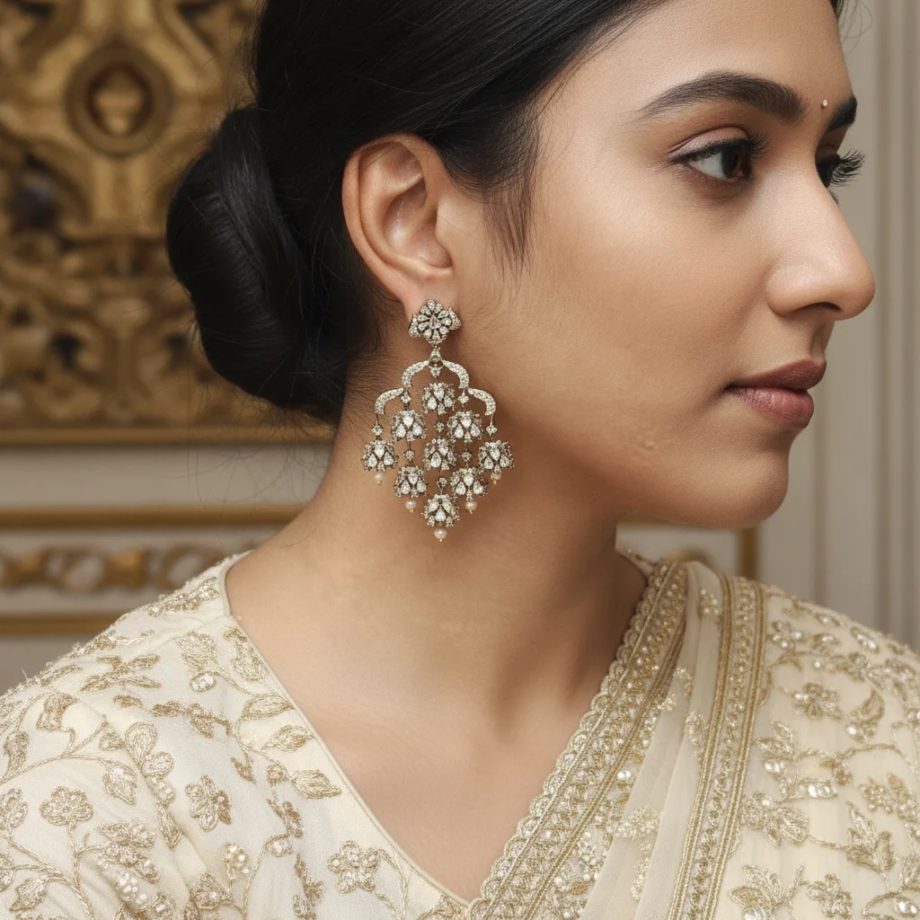 Celestial Cascade Chandelier Earrings