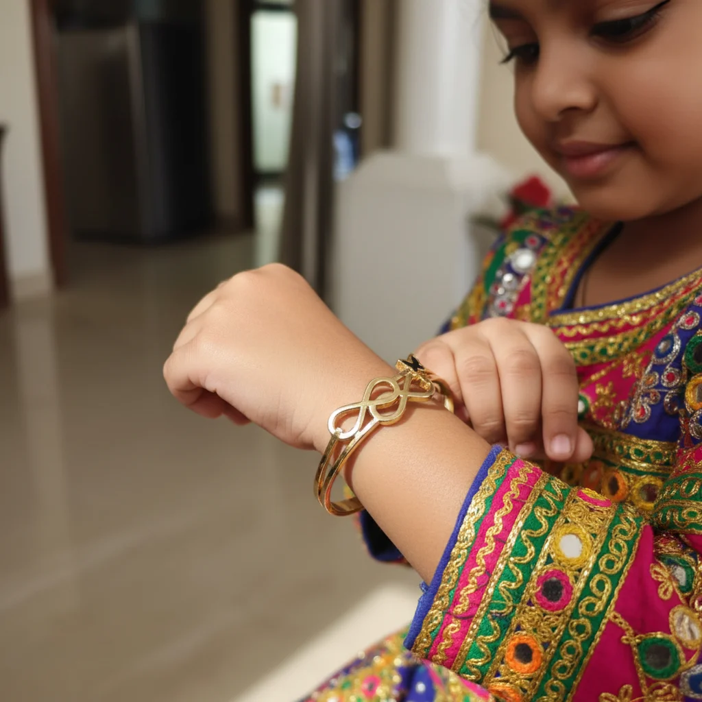 Infinity Butterfly Kids Bangle