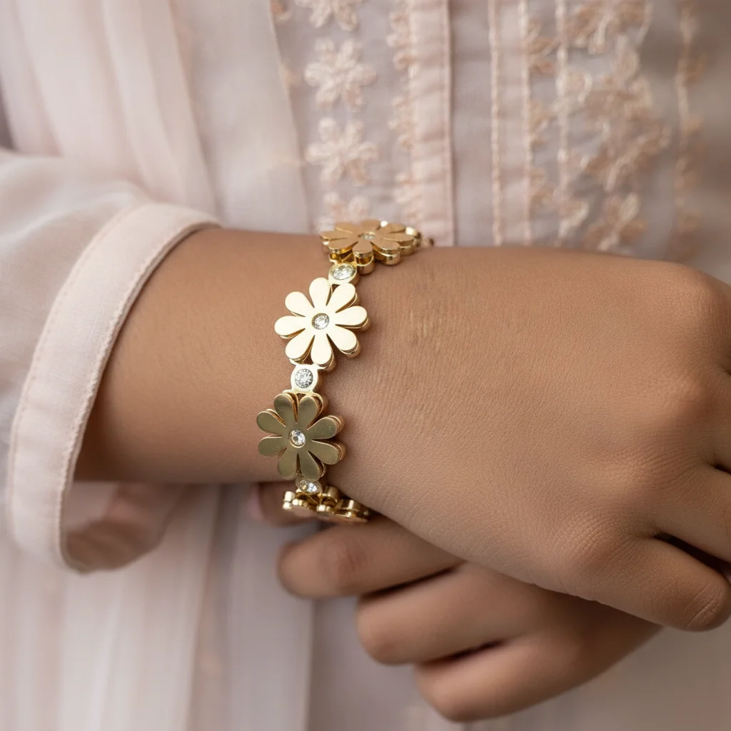 Blooming Daisy Kids Bracelet
