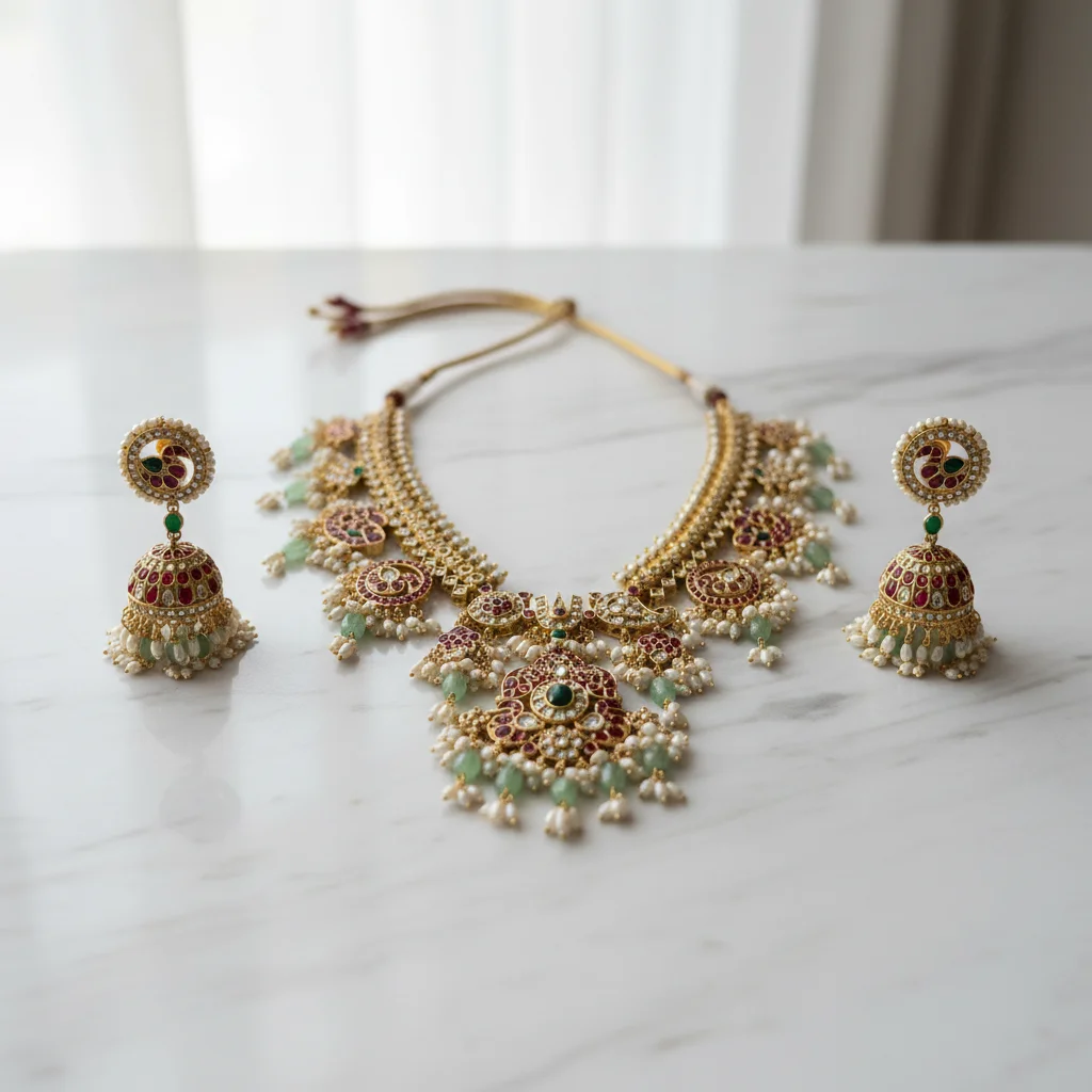 The Vrinda Heritage Kemp Necklace