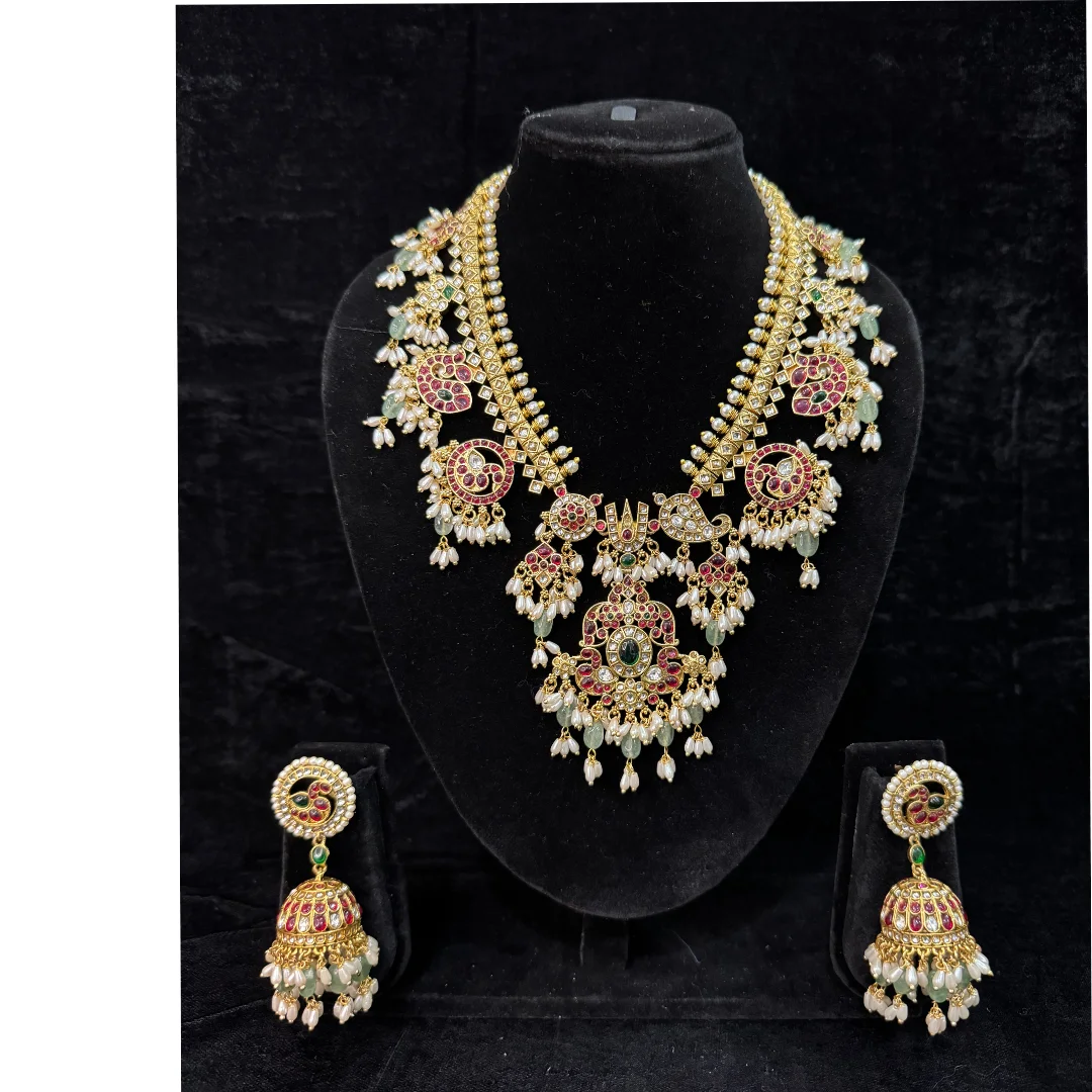 The Vrinda Heritage Kemp Necklace - View 3