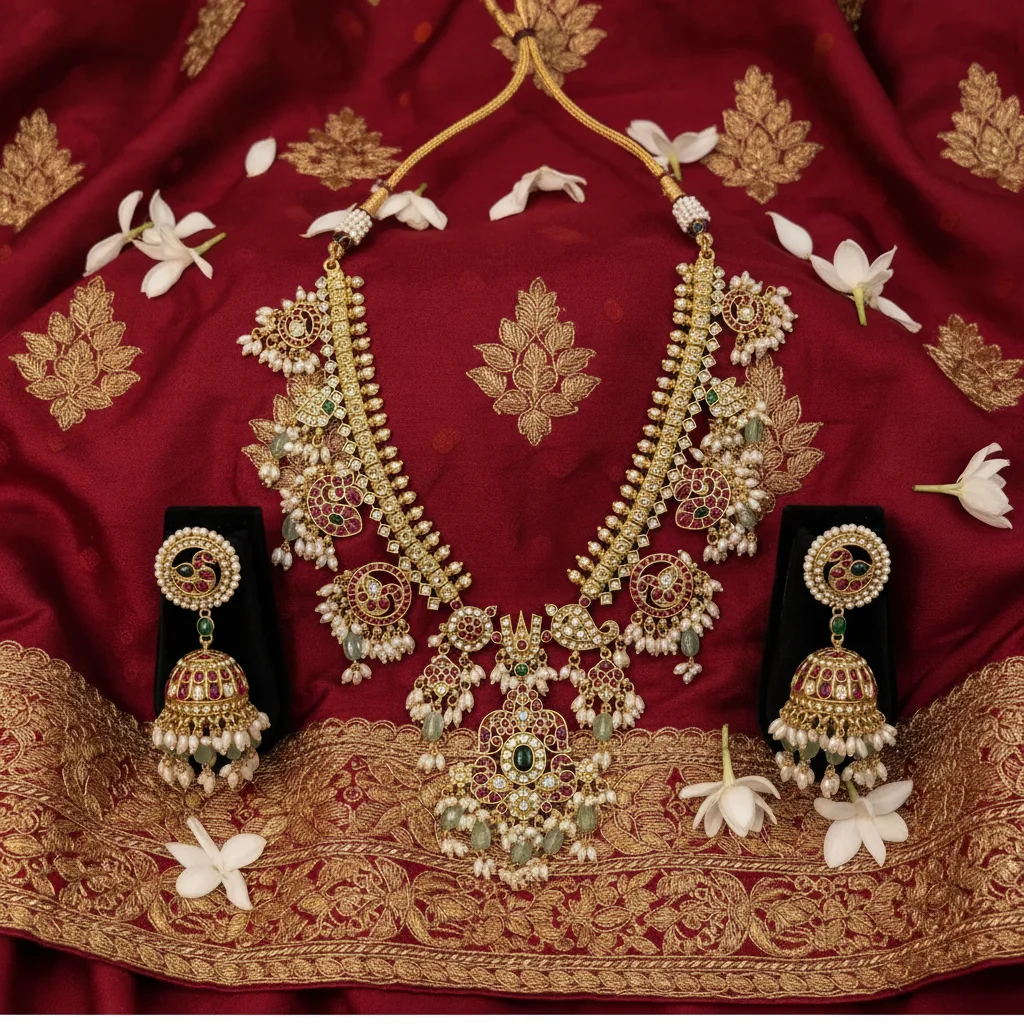 The Vrinda Heritage Kemp Necklace - View 2