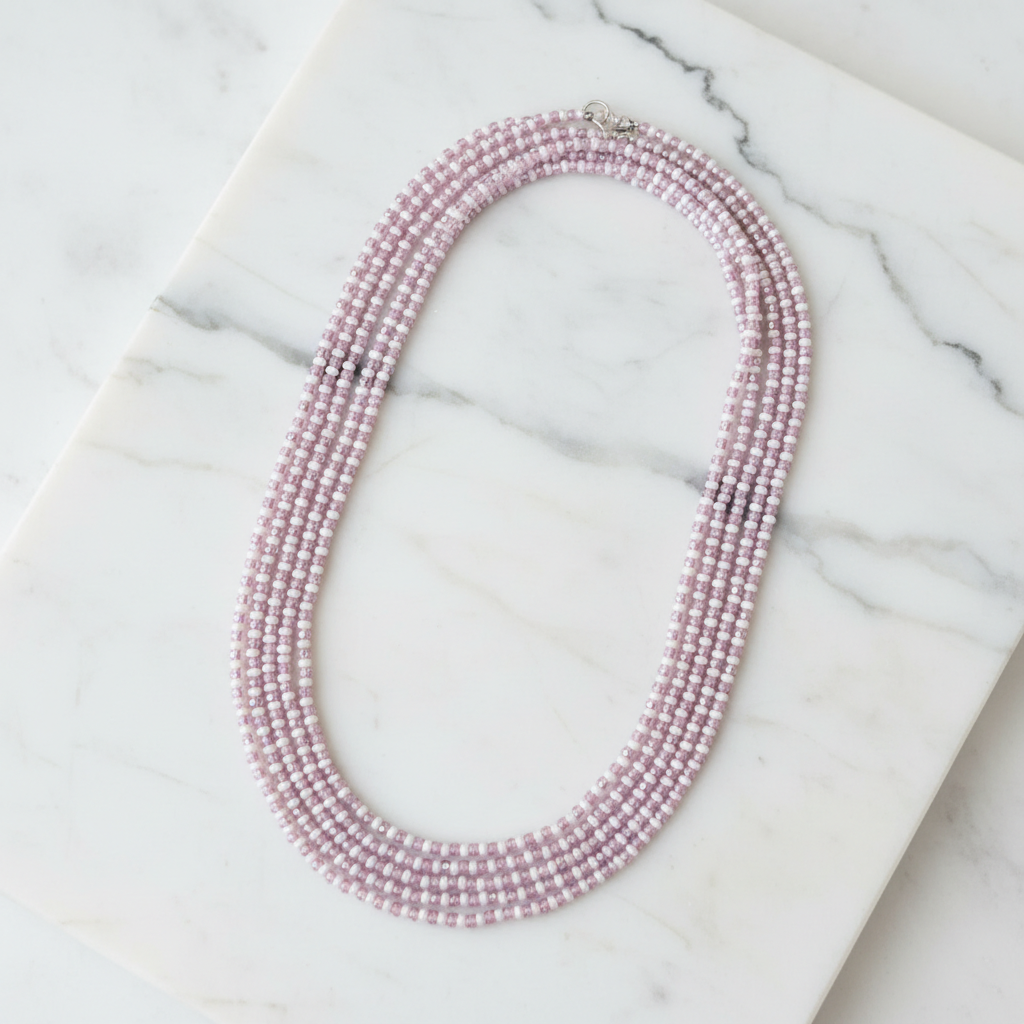 Blush Mist Layered Necklace - View 2